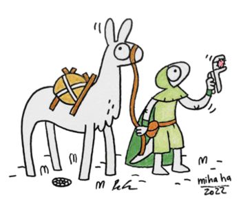 Otroška stripovska delavnica Tik je šel v gozd po drva