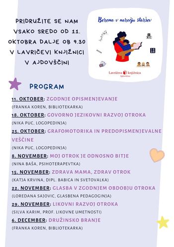 Beremo v naročju staršev - Zdrava mama, zdrav otrok