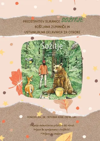 Ko gozd oživi: slikanica Sožitje in ustvarjalna delavnica