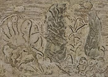 Slikarstvo materije (razstava likovnih štud. krožkov pod mentorstvom akad. slikarke Duše Jesih)