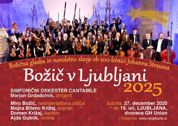 Cantabile vabi na novoletni koncert Božič v Logatcu