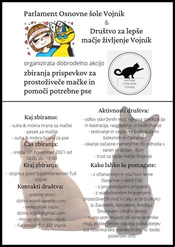 Dobrodelno zbiranje hrane 