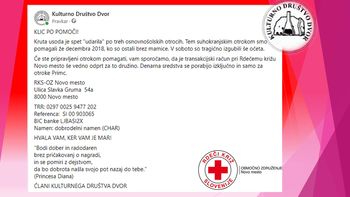 KLIC PO POMOČI - HVALA, DA VAM JE MAR!