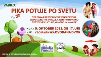PIKA POTUJE PO SVETU - interaktivna predstava za otroke