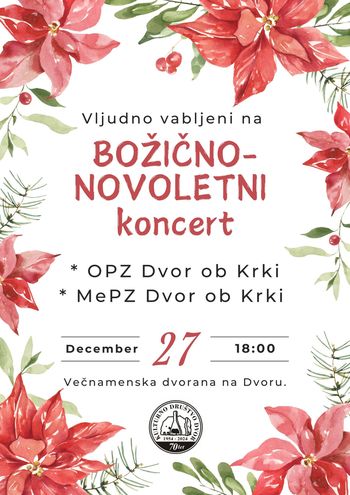 BOŽIČNO - NOVOLETNI KONCERT