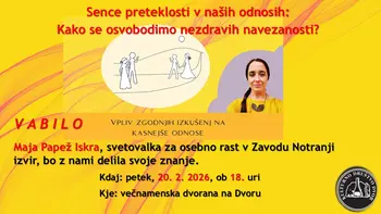Predavanje: Sence preteklosti v naših odnosih: kako se osvobodimo nezdravih navezanosti