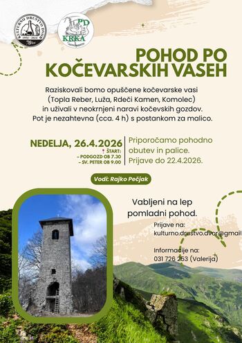 Pohod po kočevarskih vaseh 