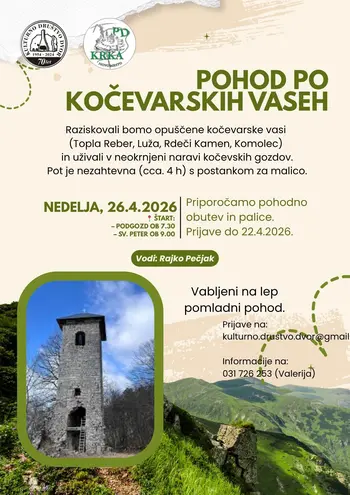 Pohod po kočevarskih vaseh 