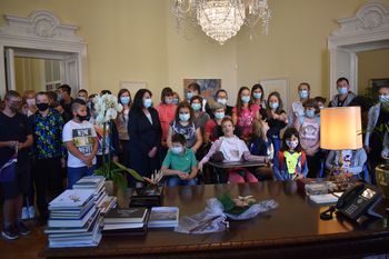 OŠ ANE GALE NA OBISKU PREDSEDNIŠKE PALAČE