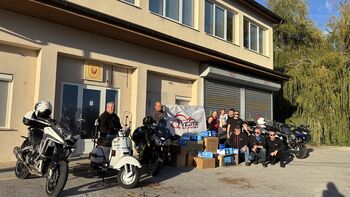 Motoristi ponovno obiskali Rdeči križ Ajdovščina