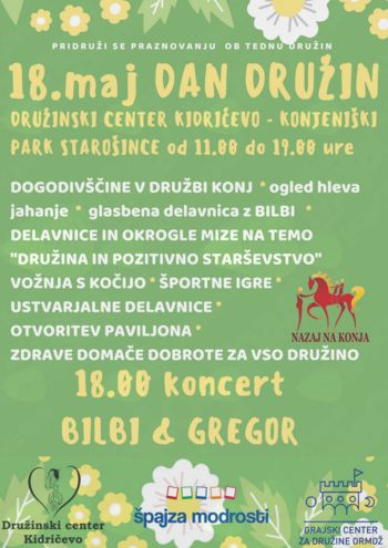 DAN DRUŽIN V DRUŽINSKEM CENTRU KIDRIČEVO - Konjeniški park Starošince