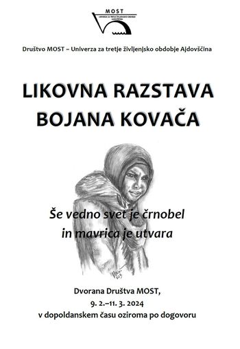 Likovna razstava Bojana Kovača