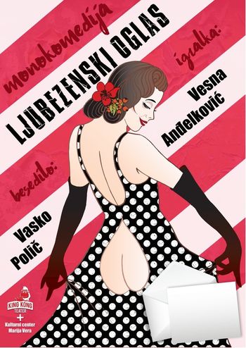 Monokomedija Ljubezenski oglas in koncert Aline Hirtl ter Luke Kotnika