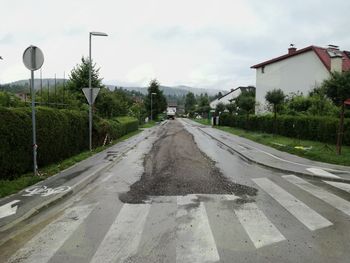 Obnova cest v Trzinu