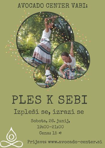 Plesna delavnica: PLES K SEBI z Mojco Gaio Mai