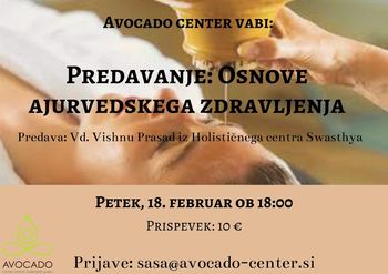 Predavanje: Osnove ajurvedskega zdravljenja