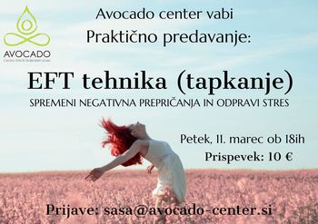 Praktično predavanje: EFT tehnika (tapkanje)