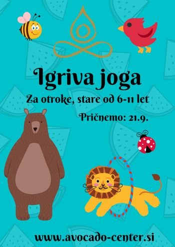 Igriva joga za otroke, stare od 6-11 let