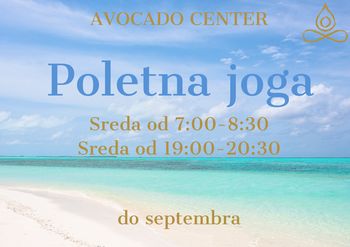 Poletna joga v Avocadu