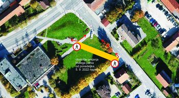 Pričetek del v Malem parku