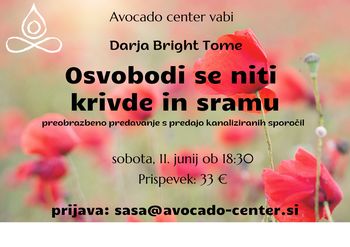 Preobrazbeno predavanje: Osvobodi se niti krivde in sramu