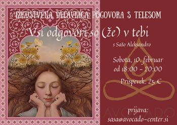 Izkustvena delavnica: Vsi odgovori so (že) v tebi