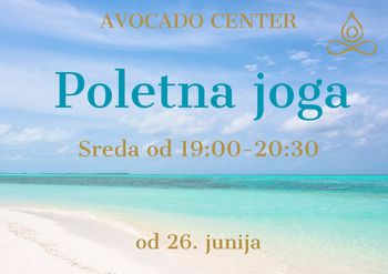 Poletna joga v Avocado centru