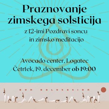 Praznovanje zimskega solsticija z 12imi Pozdravi soncu