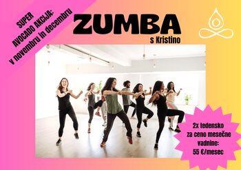 Zumba - akcija v Avocado centru