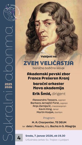 Sakralni abonma - APZ France Prešeren Kranj