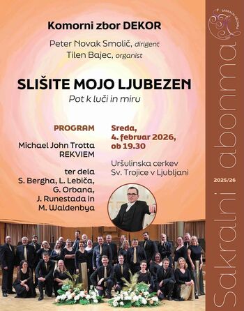 Sakralni abonma - Komorni zbor Dekor