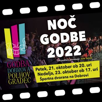 Noč godbe 2022 - Spektakel filmske glasbe Noč godbe 2022 - Spektakel filmske glasbe