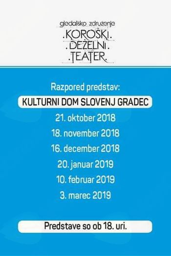 Pričetek ljubiteljskega gledališkega abonmaja tudi v Slovenj Gradcu Pričetek ljubiteljskega gledališkega abonmaja tudi v Slovenj Gradcu