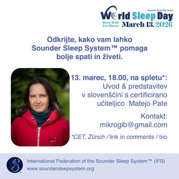 Ko dobro spim, bolje živim - Svetovni dan spanja