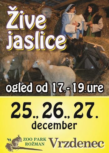 Jaslice v ZOO parku Rožman