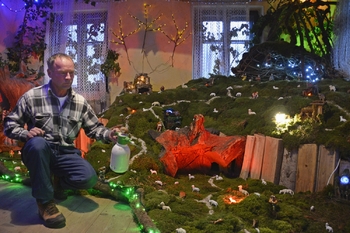 Pri Šinkov'c imajo ponovno velike jaslice