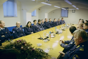 Župan sprejel tudi gasilce Župan sprejel tudi gasilce