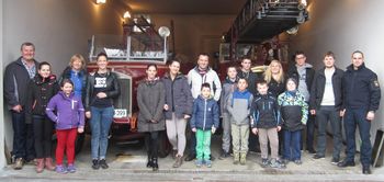 Obisk gasilske brigade