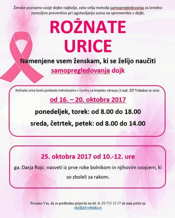 Roza oktober - zaupaj svojim rokam