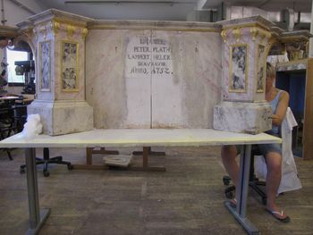 Restavriranje oltarja in prižnice