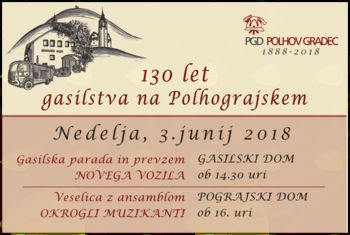 130 let gasilstva v Polhovem Gradcu 130 let gasilstva v Polhovem Gradcu