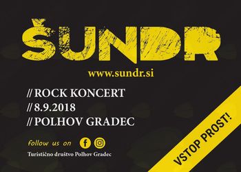 Rock koncert ŠUNDR Rock koncert ŠUNDR