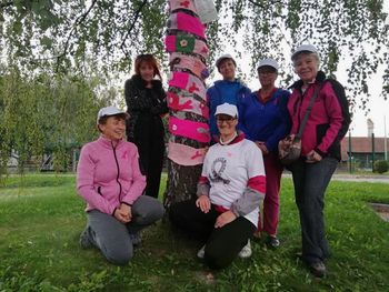 Rožnate pletenine izpod Ajdinih kvačk