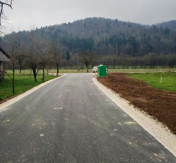 Prva faza obnove ceste na Dražico