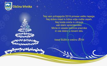Voščilo občine Vrhnika