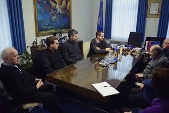 Župan sprejel duhovnike