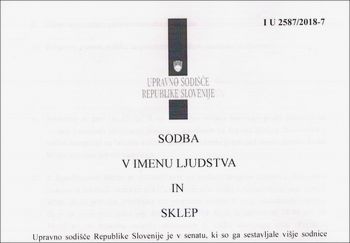 Sodišče ugotovilo bistveno kršitev s strani občinske uprave