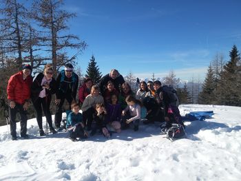 Po ledu in snegu do čudovitega razgleda z Dobrče