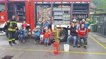 Uspešno sodelovanje vrtca in gasilcev