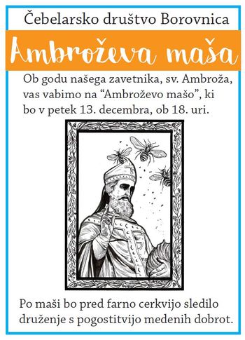 Vabilo na Ambroževo mašo